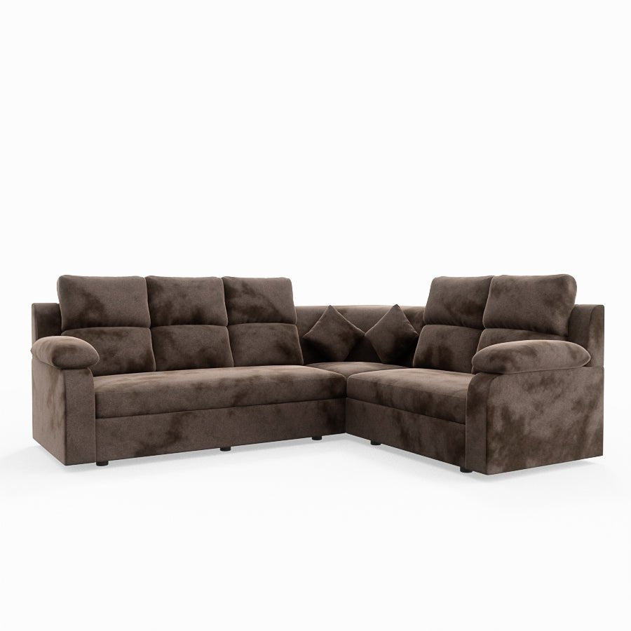 Supreme Series L Shaped Corner Sofa Fabric Sofa - Sekar Lifestyle