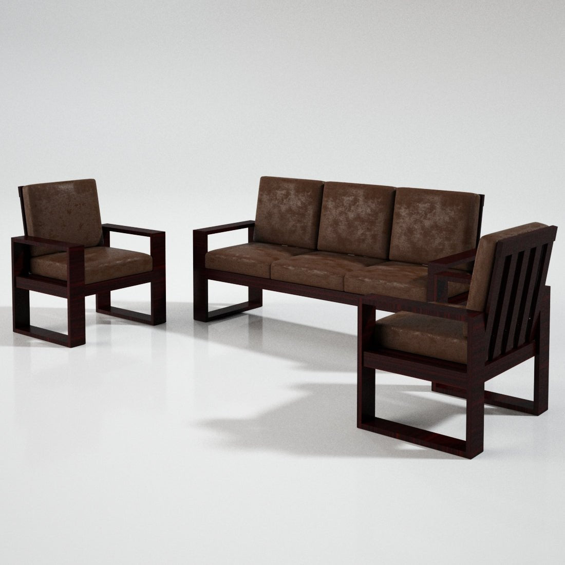 Teak Wood Classic Series Sofa Set - Sekar Lifestyle