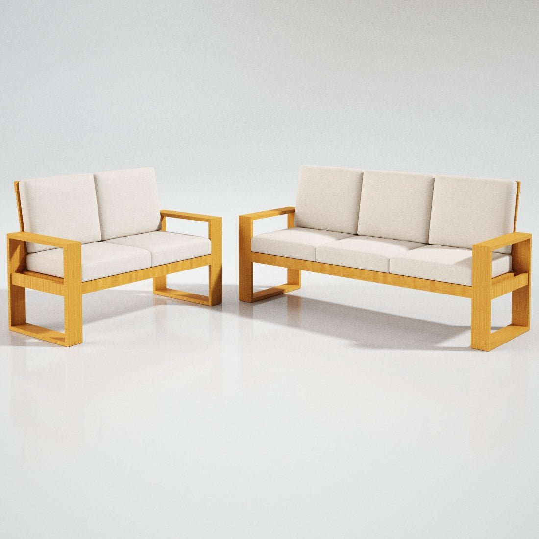 Teak Wood Classic Series Sofa Set - Sekar Lifestyle