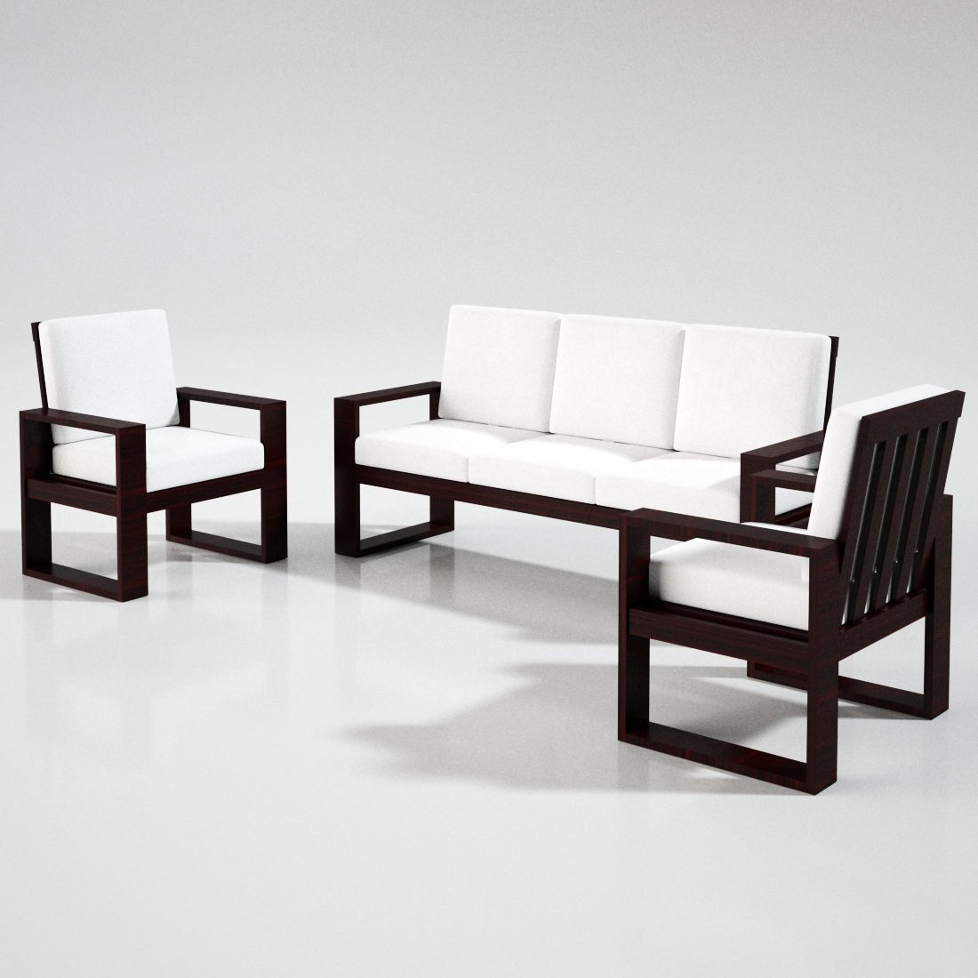 Teak Wood Classic Series Sofa Set - Sekar Lifestyle