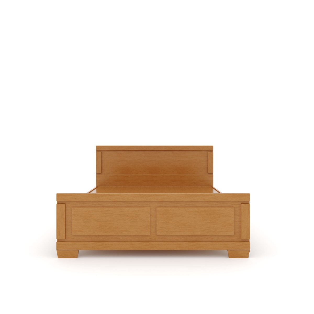 Teak Wood Rectangle Series Bed - Sekar Lifestyle
