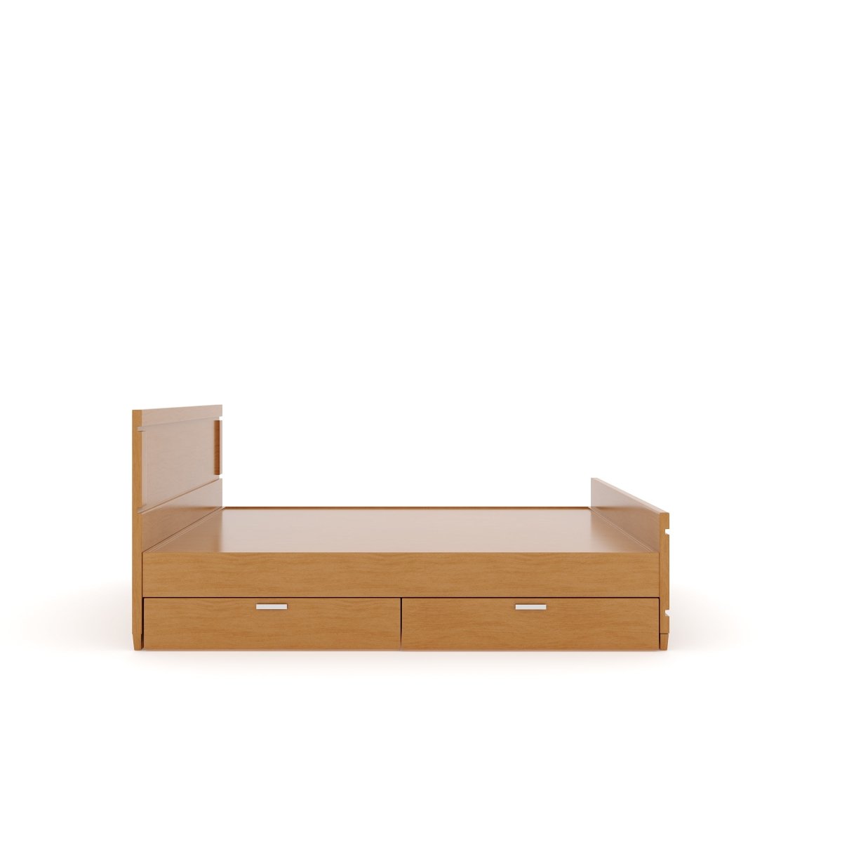 Teak Wood Rectangle Series Bed - Sekar Lifestyle