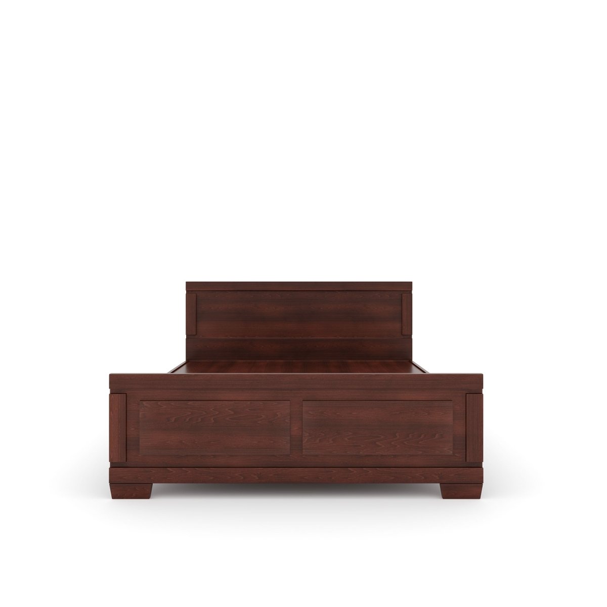 Teak Wood Rectangle Series Bed - Sekar Lifestyle