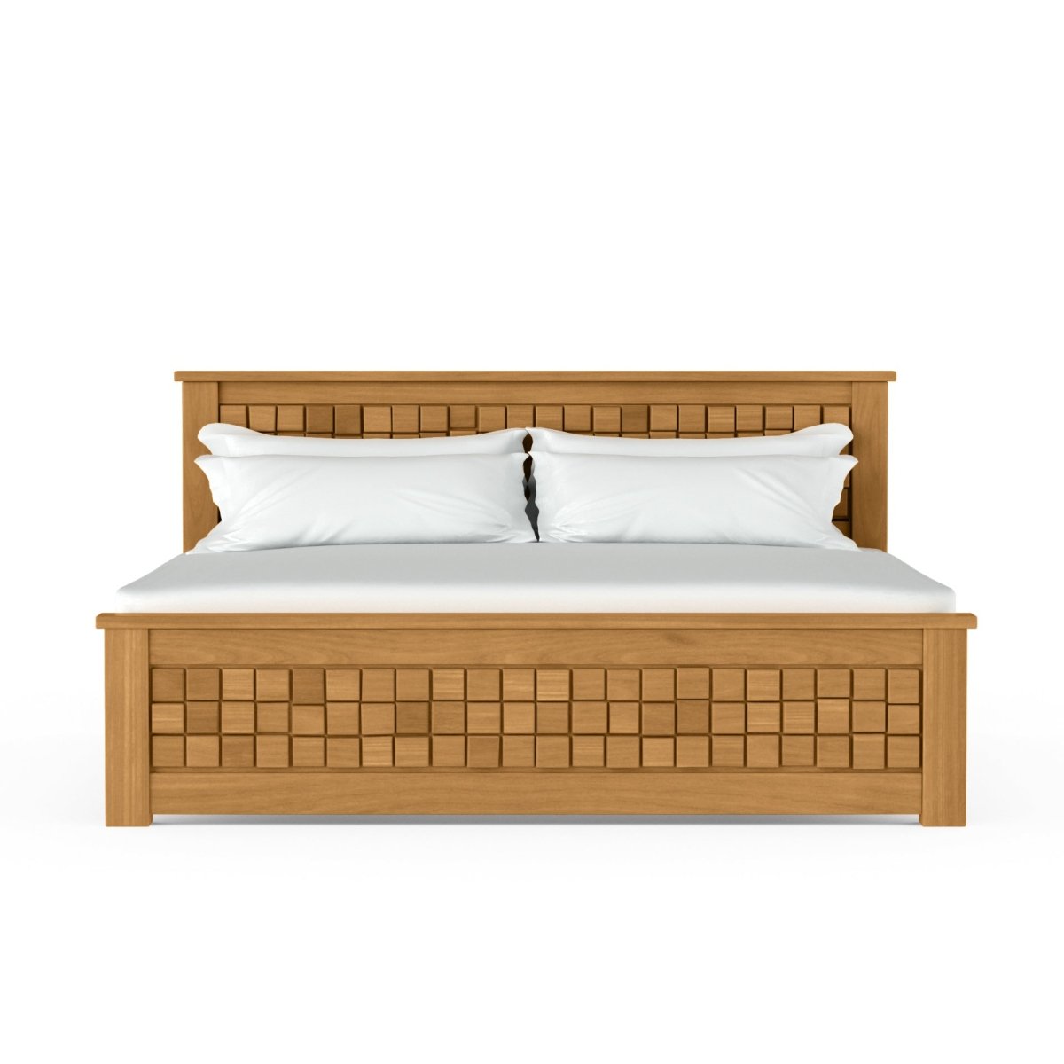 Teak Wood Slab Series Bed - Sekar Lifestyle