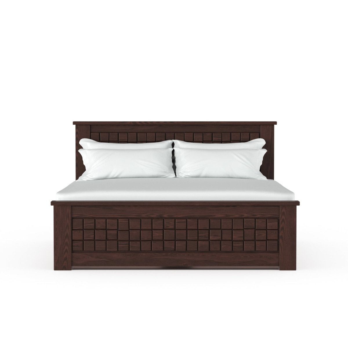 Teak Wood Slab Series Bed - Sekar Lifestyle
