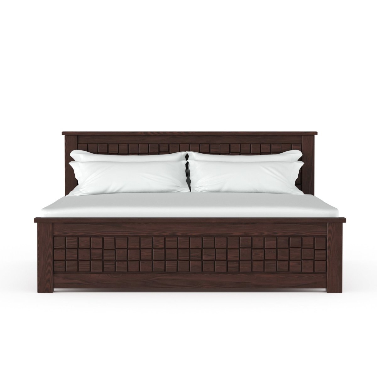 Teak Wood Slab Series Bed - Sekar Lifestyle