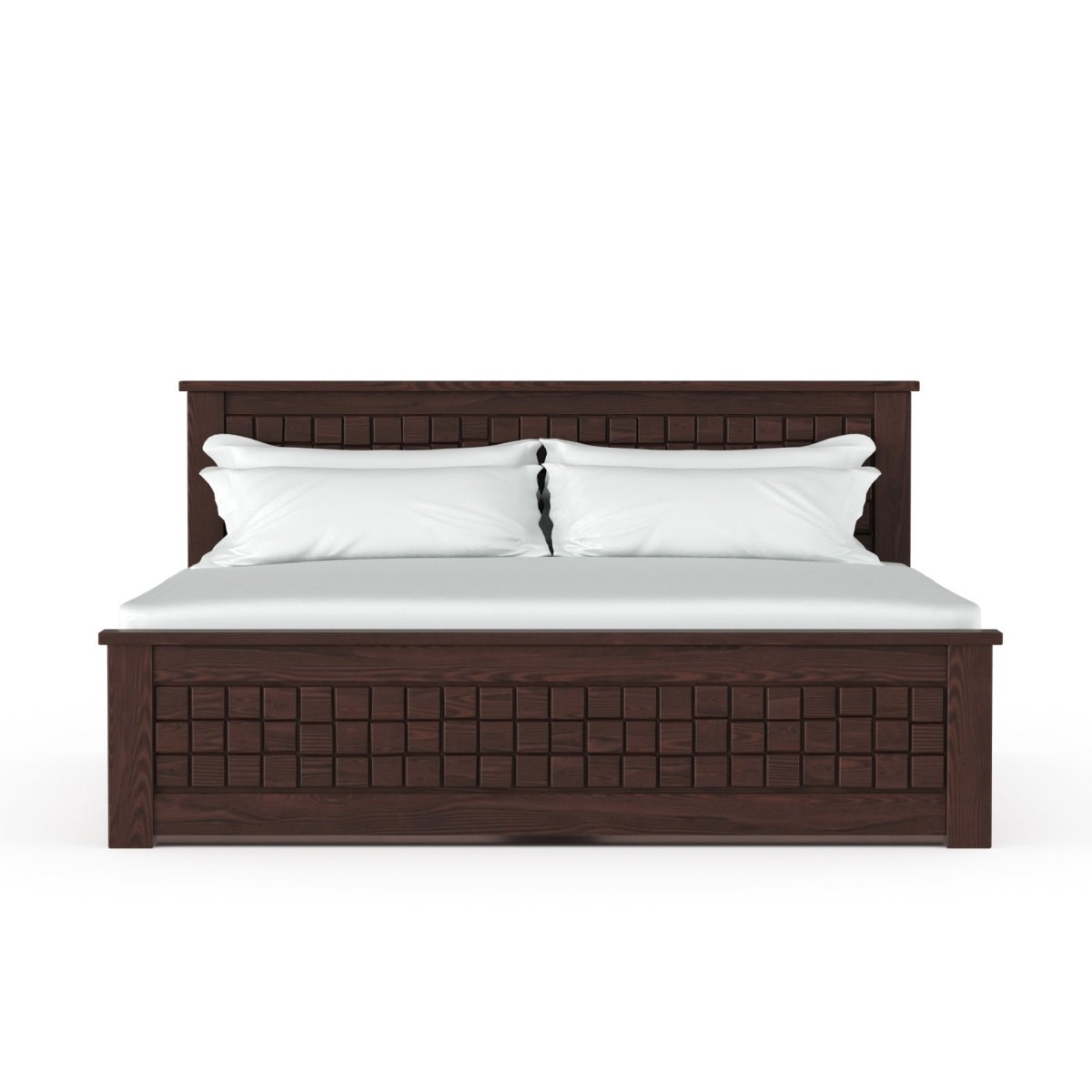 Teak Wood Slab Series Bed - Sekar Lifestyle