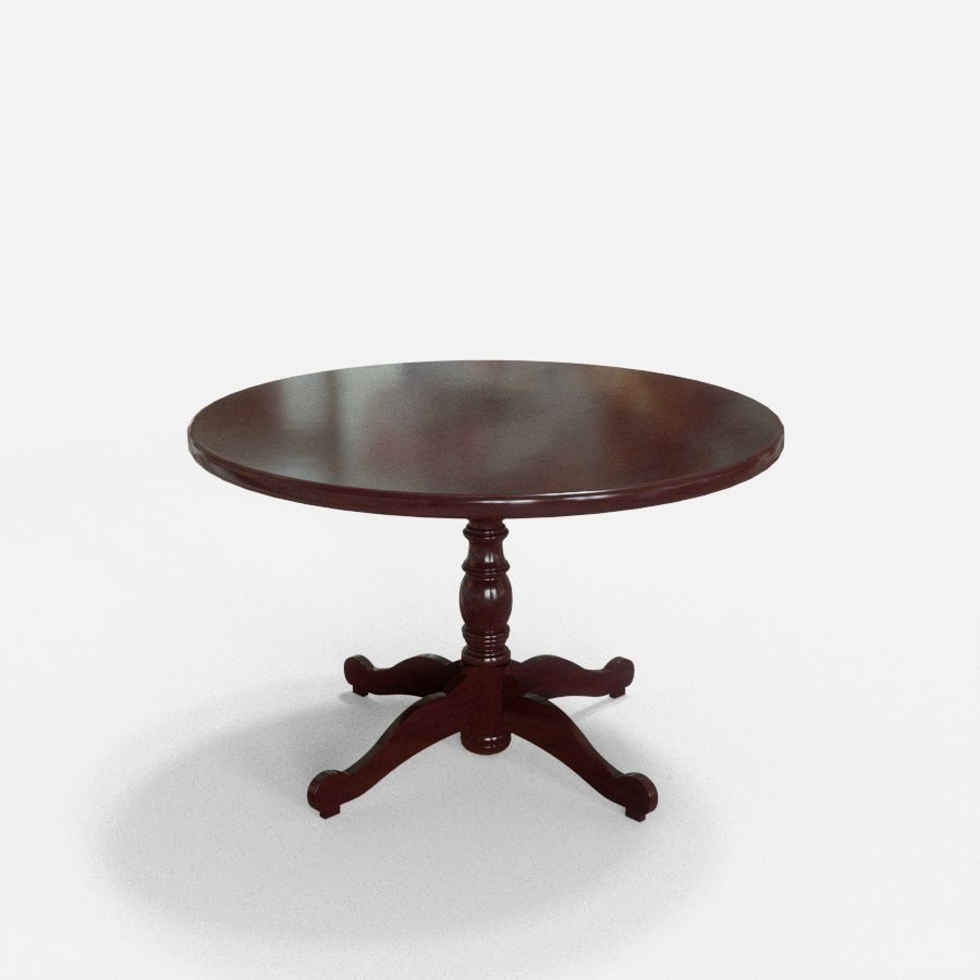 Teak Wood Standard Series Round Dining Table Set - Sekar Lifestyle
